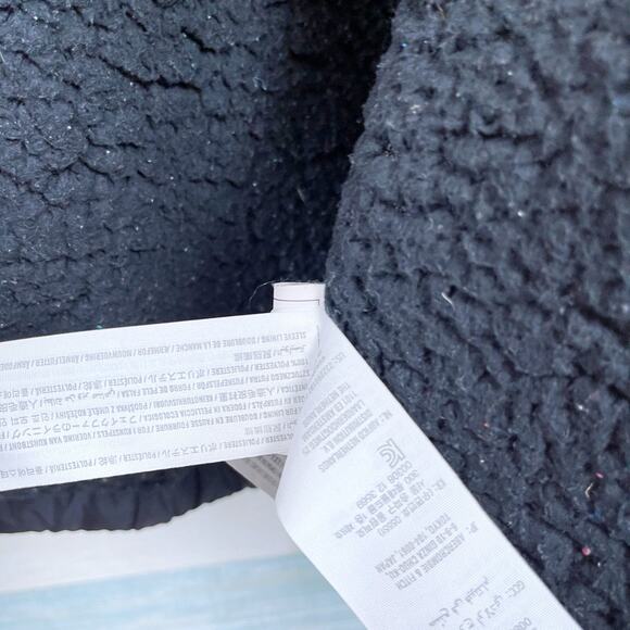 Abercrombie Kids Sherpa Lined Puffer Logo Stripe Jacket Blue Hooded Boys 15 16 - Picture 9 of 9